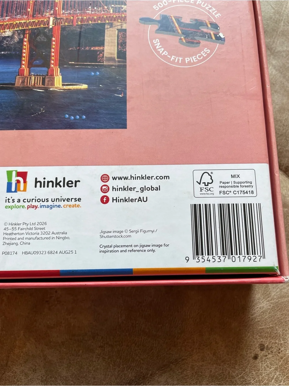 New Golden Gate Bridge Jigsaw Puzzle -Crystal Edition